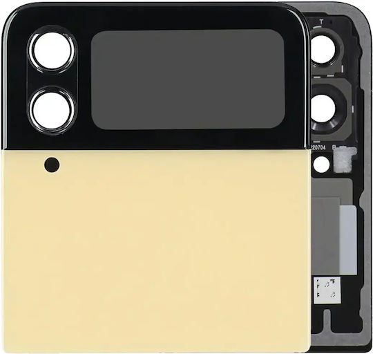 Outer Oled Assembly Samsung Galaxy Z Flip 4 5g Service Pack Gold