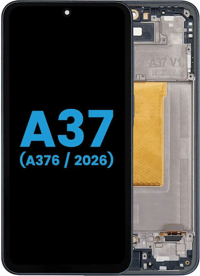 Lcd Assembly Frame Samsung Galaxy A37 5g A376 2026 6.58" Aftermarket Incell Charkoal