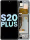 Oled Assembly Frame Samsung Galaxy S20 Plus 5g Service Pack Cloud White