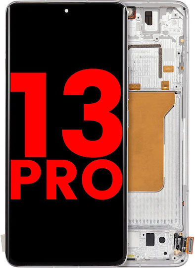 Oled Assembly Frame Xiaomi 13 Pro Aftermarket Plus White