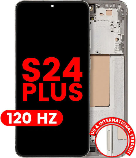 Oled Ersatzbildschirm Mit Rahmen Samsung Galaxy S24 Plus 5g US & International Version Aftermarket Plus 120hz Bernstein Gelbe