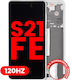 OLED Ersatzbildschirmrahmen Samsung Galaxy S21 FE 5G US & Internationale Version Aftermarket Plus 120Hz Weiß