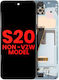 OLED Асембли Рамка Samsung Galaxy S20 5g Non-verizon 5g Uw Рамка Aftermarket Plus Облачно Син