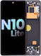 Oled Assembly Frame Samsung Galaxy Note 10 Lite Service Pack Aura Black