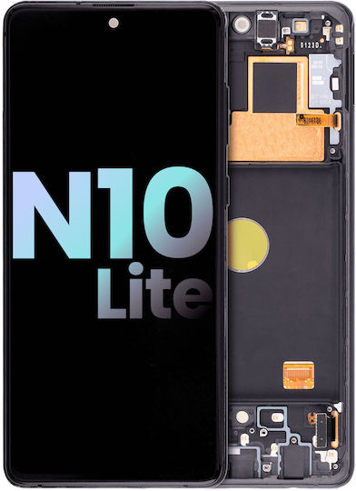 Oled Assembly Frame Samsung Galaxy Note 10 Lite Service Pack Aura Black