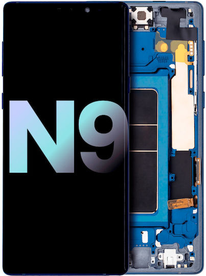 Oled Asamblare cu ramă Samsung Galaxy Note 9 Service Pack Albastru Ocean