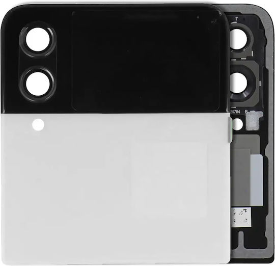Outer Oled Assembly Samsung Galaxy Z Flip 4 5g Service Pack White