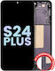 Oled Asamblare Cu Ramă Samsung Galaxy S24 Plus 5g Versiune US și Internațională Service Pack Negru Onyx