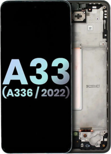 Oled Assembly Frame Samsung Galaxy A33 5g A336 2022 Service Pack Black
