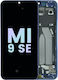 OLED Ersatzbildschirm mit Rahmen Xiaomi Mi 9 Se Service Pack Blau