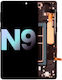 Oled Assembly Frame Samsung Galaxy Note 9 Service Pack Midnight Black