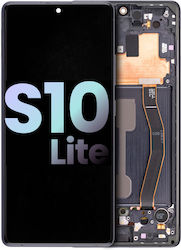 Oled Assembly Frame Samsung Galaxy S10 Lite Service Pack Prism Black Oled Assembly Frame Samsung Galaxy S10 Lite Service Pack Prism Black