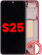 Oled Assembly Rahmen Samsung Galaxy S25 5G Us & International Aftermarket Plus Korallenrot