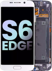 Oled Assembly Frame Samsung Galaxy S6 Edge Cdma Verizon Sprint Service Pack White Pearl Oled Assembly Frame Samsung Galaxy S6 Edge Cdma Verizon Sprint Service Pack White Pearl