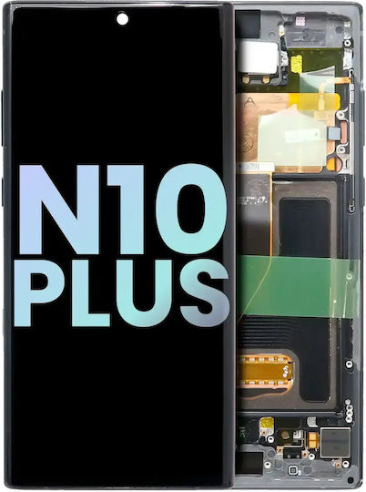 Oled Asamblare cu Ramă Samsung Galaxy Note 10 Plus 5g Service Pack Aura Negru
