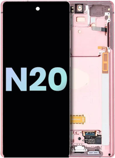 Oled Assembly Frame Samsung Galaxy Note 20 5g Service Pack Mystic Bronze