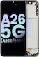 OLED Montage Rahmen Kompatibel Samsung Galaxy A26 5G A266 2025 Service Pack Schwarz