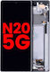 OLED модул с рамка Samsung Galaxy Note 20 5G Aftermarket Plus Mystic Gray