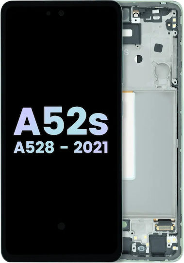 Oled Assembly Frame Samsung Galaxy A52s 5g A528 2021 Service Pack Awesome Mint