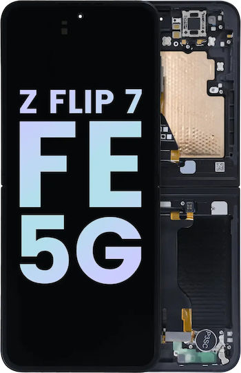 Inner Oled Assembly Frame Samsung Galaxy Z Flip 7 Fe 5g Service Pack Black