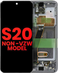 Oled Assembly Frame Samsung Galaxy S20 5g Non-verizon 5g Uw Frame Aftermarket Plus Cosmic Gray