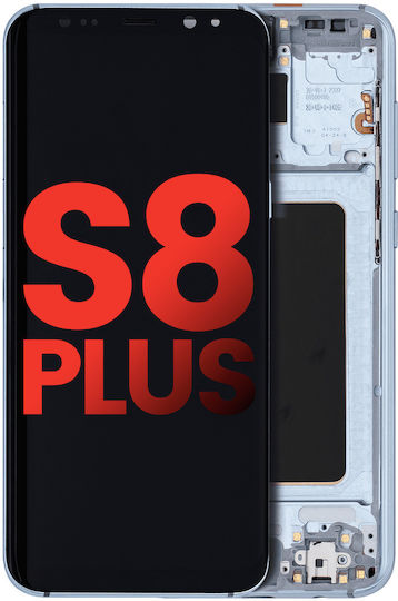 Oled Assembly Frame Samsung Galaxy S8 Plus Aftermarket Plus Coral Blue