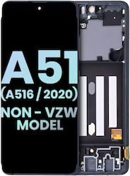 Oled Ansamblu Cu Ramă Samsung Galaxy A51 5g A516 2020 Non-verizon 5g Uw Ramă Service Pack Prism Cube Negru Oled Ansamblu Cu Ramă Samsung Galaxy A51 5g A516 2020 Non-verizon 5g Uw Ramă Service Pack Prism Cube Negru