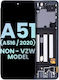Oled Assembly Frame Samsung Galaxy A51 5g A516 2020 Non-verizon 5g Uw Frame Service Pack Prism Cube Black