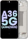 OLED Montage Rahmen Samsung Galaxy A36 5G A366 2025 Service Pack Weiß