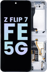 Inner Oled Assembly Frame Samsung Galaxy Z Flip 7 Fe 5g Service Pack White Inner Oled Assembly Frame Samsung Galaxy Z Flip 7 Fe 5g Service Pack White