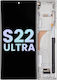Oled Assembly Frame Samsung Galaxy S22 Ultra 5g Service Pack Phantom White