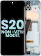 Oled Ersatzbildschirm mit Rahmen Samsung Galaxy S20 5G Nicht-Verizon 5G Uw Rahmen Service Pack Wolkenblau