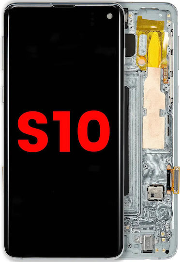 Oled Assembly Frame Samsung Galaxy S10 Aftermarket Plus Prism Green