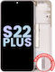 Oled Ersatzbildschirm mit Rahmen Samsung Galaxy S22 Plus 5G Service Pack Rosa Gold