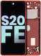 Oled Assembly Frame Samsung Galaxy S20 Fe 4g 5g Service Pack Cloud Red