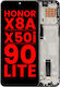 Lcd Asamblare cu ramă Honor X8a X50i 90 Lite Aftermarket Plus Negru Midnight