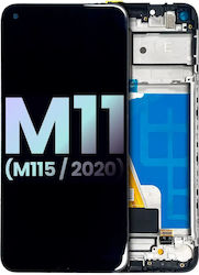 Lcd Assembly Samsung Galaxy M11 M115 2020 Service Pack Black