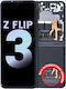Inner Oled Assembly Frame Samsung Galaxy Z Flip 3 5G Us & International Service Pack Negru Phantom