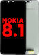 Lcd Assembly Without Frame Nokia 8.1 Aftermarket Plus