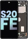 OLED Асембли Рамка Samsung Galaxy S20 FE 4G 5G Service Pack Cloud Navy