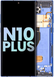 OLED Ersatzbildschirm mit Rahmen Samsung Galaxy Note 10 Plus / 5G Service Pack Aura Blau OLED Ersatzbildschirm mit Rahmen Samsung Galaxy Note 10 Plus / 5G Service Pack Aura Blau