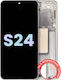Oled Assembly Frame Samsung Galaxy S24 5g Us & International Version Service Pack Amber Yellow