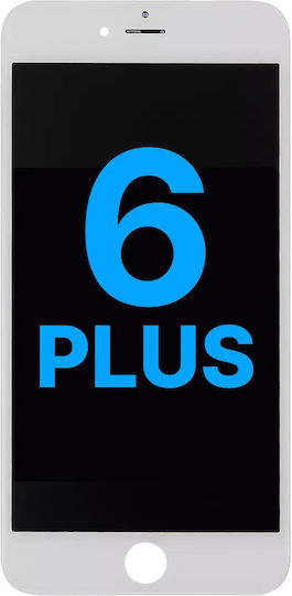 LCD дисплейен модул iPhone 6 Plus aftermarket AQ7 бял