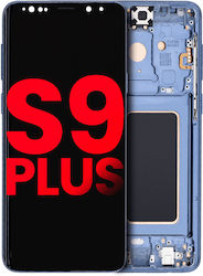 Oled Assembly Frame Samsung Galaxy S9 Plus Aftermarket Plus Coral Blue
