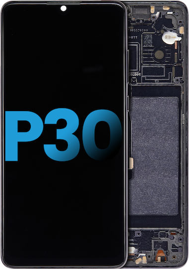 Lcd Assembly Frame Huawei P30 Aftermarket Incell Black