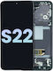 Oled Assembly Frame Samsung Galaxy S22 5g Service Pack Phantom Black