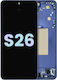 OLED Montage Rahmen Samsung Galaxy S26 5G Service Pack Kobaltblau Violet