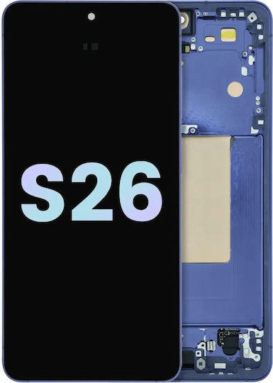 OLED Montage Rahmen Samsung Galaxy S26 5G Service Pack Kobaltblau Violet