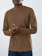 Long Sleeve Brown Blouse