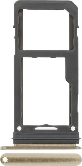 Dual SIM Kartenhalter Samsung Galaxy S8 S8 Plus Ahorn Gold